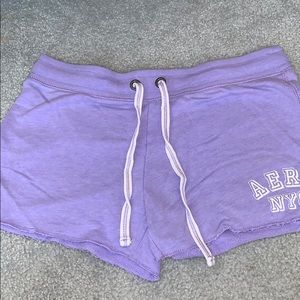 Light purple comfy shorts